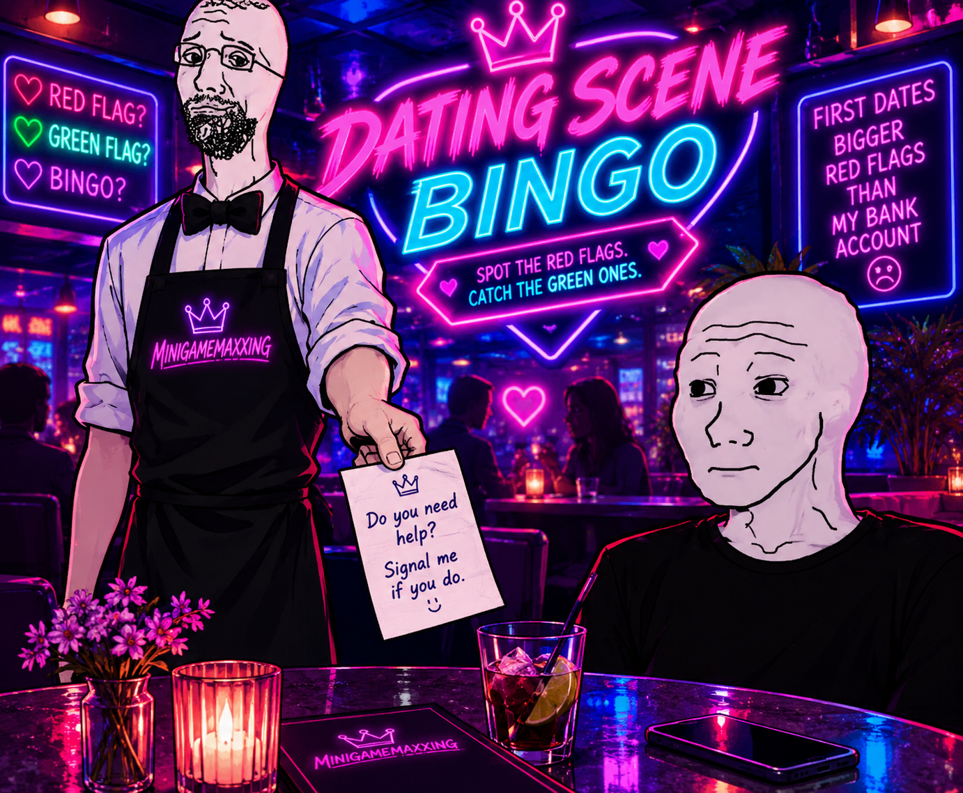 Dating Scene Bingo